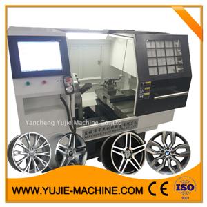 2016 New Product Linear Guide Diamond Cut wheel repair lathe machine